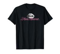 Mon Amour French Romance Paris Esthétique T-Shirt de Saint-Valentin T-Shirt