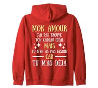Mon amour humour couple homme idée cadeau personnalisé Sweat à Capuche