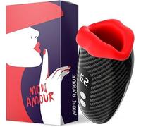 Mon Amour - Masturbateur Pénien Vibrant pour Homme - 10 Modes de Vibration Intense - Silicone Doux et Hypoallergénique - Rechargeable USB - Stimulation Pénienne Personnalisée