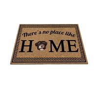 Mon Amour Mignon Chien Bichon Havanais Au Chocolat Noir, Il n'y A Pas D'Endroit comme À La Maison Tapis De Porte Doux Tapis De Bain Confortable Paillasson D'Entree 40X60Cm