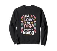 Mon Amour pour Le Yoga me Motive Sweatshirt
