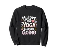 Mon Amour pour Le Yoga me Motive Sweatshirt