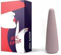 Mon Amour - Vibromasseur texturé Cône à 10 modes - Silicone médical doux - Ergonomique - Stimulation vaginale ou externe - Étanche IPX6 - Rechargeable - Ultra-silencieux