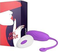 Mon Amour - Vibromasseur Œuf Télécommandé - 10 Modes de Vibration - Télécommande Sans Fil - Silicone Doux et Étanche - Plaisir Portable et Discret - Rechargeable USB