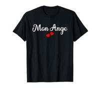 Mon Ange | Citation Amour Saint-Valentin Couple Amoureux T-Shirt