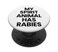 Mon Animal Spirituel a la Rage, C'est drôle PopSockets PopGrip Adhésif
