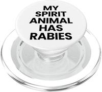 Mon Animal Spirituel a la Rage, C'est drôle PopSockets PopGrip pour MagSafe