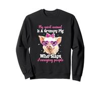 Mon animal spirituel est un cochon grincheux qui gifle des gens ennuyeux Sweatshirt
