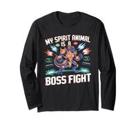 Mon Animal Spirituel est Un Dragon de Jeu rétro de Combat de Boss Manche Longue