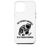 Mon Animal Spirituel est Un Fan de mèmes Trash Panda Raccoon Coque pour iPhone 12 Pro Max