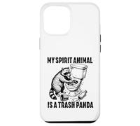 Mon Animal Spirituel est Un Fan de mèmes Trash Panda Raccoon Coque pour iPhone 12 Pro Max
