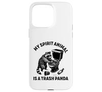 Mon Animal Spirituel est Un Fan de mèmes Trash Panda Raccoon Coque pour iPhone 15 Pro Max