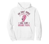 Mon Animal Spirituel est Un Flamant Rose Grincheux Sweat à Capuche