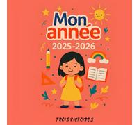 Mon année 2025-2026: édition belge - couverture fille