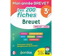 Mon Année Brevet Les 200 fiches Brevet 3e