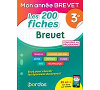 Mon Année Brevet Les 200 fiches le Brevet 3e