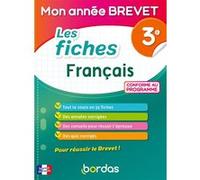 Mon Année Brevet Les fiches Français 3e Thomas Gargallo (Auteur)