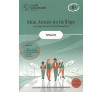 Mon année de collège - Cahier de cours et d'entraînement - Anglais - 5ème: Cours - Fiches de synthèse - Exercices - Corrigés - Bilans-test