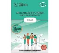 Mon année de collège - 5ème anglais-cahier de cours et d'entraînement: Cours - Fiches de synthèse - Exercices - Corrigés - Bilans-test