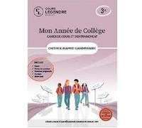 Mon année de collège - 3ème orthographe-grammaire-cahier de cours et d'entraînement: Cours - Fiches de synthèse - Exercices - Corrigés - Bilans-test ... ou pas Bilan-test et juste Sujets brevet