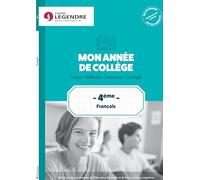 Mon année de français 4è : Cours, méthode, exercices, corrigés