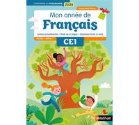Mon année de francais - CE1 - Fichier élève 1 Edition 2025 - Françoise Picot - Nathan - broché - Scolaire / Universitaire