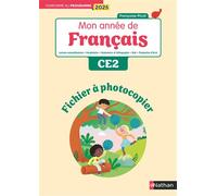 Mon année de francais - CE2 - Fichier à photocopier Edition 2025 - Françoise Picot - Nathan - broché - Scolaire / Universitaire