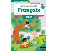 Mon année de francais - CE2 - Fichier élève 1 Edition 2025 - Françoise Picot - Nathan - broché - Scolaire / Universitaire