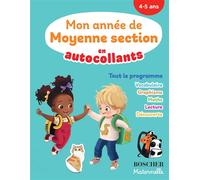 Mon année de Moyenne section en autocollants - Charlotte Lascault - Belin Éducation - broché - Scolaire / Universitaire
