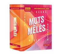 Mon année en 365 jours - 2026 - Mots mêlés - Collectif - Hugo Image - Ephéméride