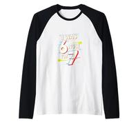 Mon Anniversaire à 7 Ans, c'était 6 Ans, Maintenant J'Ai 7 Ans, Kids Meme Retro Manche Raglan