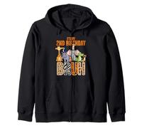 Mon Anniversaire, Bruh, 2 Ans, Zookeeper Animal Zoo Wildlife Squad Sweat à Capuche