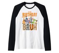 Mon Anniversaire Bruh Zookeeper Animal Zoo Wildlife Safari Squad Manche Raglan