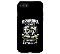 Mon Anniversaire, garçon, J'avais 6 Ans, Maintenant J'Ai 7 Ans, Six Seven Soccer 67, Grand-père Coque pour iPhone SE (2020) / 7/8