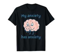 Mon anxiété a de l'anxiété, drôle, sensibilisation à la santé mentale, mignonne T-Shirt