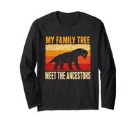 Mon Arbre généalogique Meet The Ancestors Gorgonopsian Retro Manche Longue