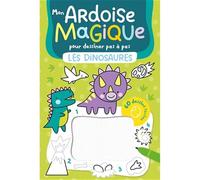 Mon ardoise magique pour dessiner pas à pas - dinosaures - 60 dessins faciles