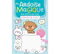 Mon ardoise magique pour dessiner pas à pas - kawaii - 60 dessins faciles - Atelier Cloro - 1 2 3 Soleil - cartonné - Document jeunesse