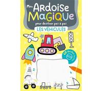 Mon ardoise magique pour dessiner pas à pas - Véhicules - 60 dessins faciles - Atelier Cloro - 1 2 3 Soleil - cartonné - Document jeunesse