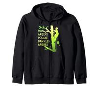 Mon argent pousse dans les arbres Cadeau Arboriste Élagueur Sweat à Capuche