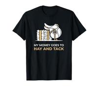 Mon Argent va à Hay and Tack Equestrian Mom T-Shirt