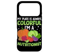 Mon Assiette est Toujours colorée Je suis nutritionniste Coque pour iPhone 17 Pro