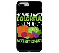 Mon Assiette est Toujours colorée Je suis nutritionniste Coque pour iPhone 7 Plus/8 Plus