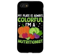 Mon Assiette est Toujours colorée Je suis nutritionniste Coque pour iPhone SE (2020) / 7/8