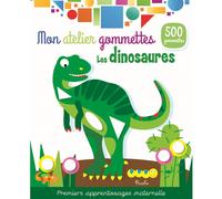 Mon atelier gommettes dinosaures blanc TU