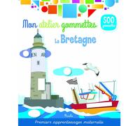 Laura Aceti – La Bretagne – Mon atelier gommettes – Livre-jeu – 500 gommettes