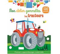 Mon atelier gommettes les tracteurs blanc TU