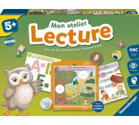 Mon atelier Lecture - Coffret complet éducatif - Apprentissage de la lecture - 50 activités - Ravensburger - Dès 5 ans