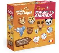 Mon atelier Magnets Animaux - Mako Moulages Multicolore G