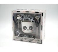 Mon Atelier Mug Cakes Panda - Coffret Avec 1 Mug, 1 Cuillère, 1 Fouet Et 1 Livre De Recettes